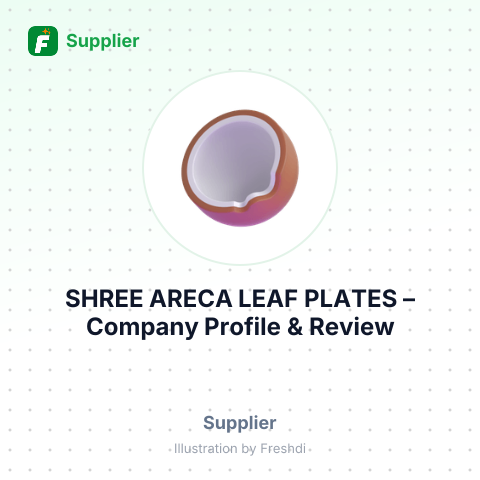 SHREE ARECA LEAF PLATES – summary card, no photo uploaded yet