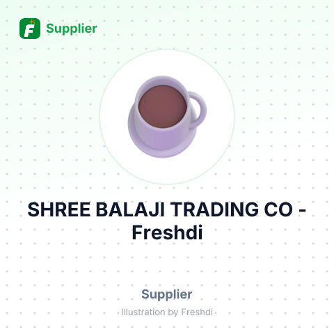 SHREE BALAJI TRADING CO – summary card, no photo uploaded yet