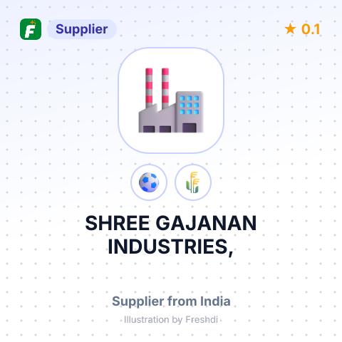 SHREE GAJANAN INDUSTRIES, – summary card, no photo uploaded yet
