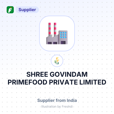 SHREE GOVINDAM PRIMEFOOD PRIVATE LIMITED – summary card, no photo uploaded yet