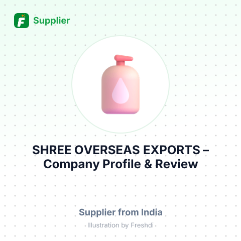 SHREE OVERSEAS EXPORTS – summary card, no photo uploaded yet
