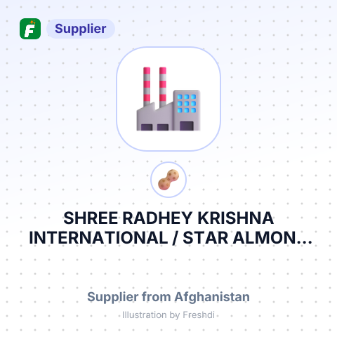 SHREE RADHEY KRISHNA INTERNATIONAL / STAR ALMOND COMPANY / BALAJI IMPEX & HOLLOWAY OVERSEAS PVT LTD – summary card, no photo uploaded yet