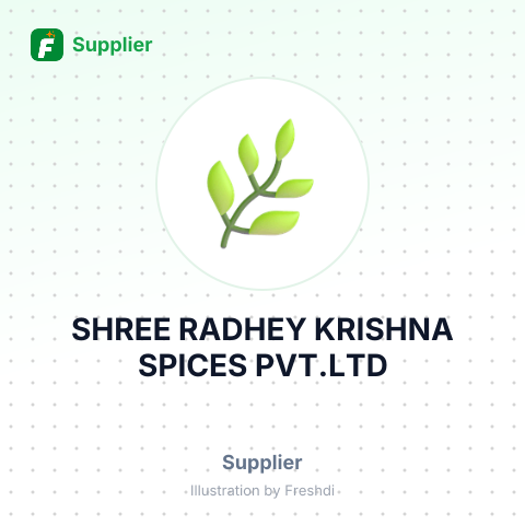 SHREE RADHEY KRISHNA SPICES PVT.LTD – summary card, no photo uploaded yet
