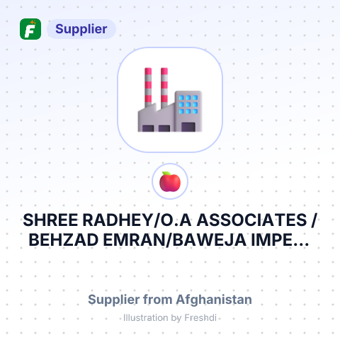SHREE RADHEY/O.A ASSOCIATES /BEHZAD EMRAN/BAWEJA IMPEX/GOOD LUCK /NUTRAIN INTER – summary card, no photo uploaded yet
