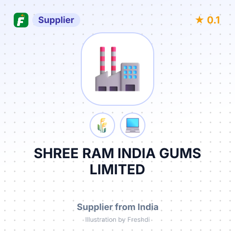SHREE RAM INDIA GUMS LIMITED – summary card, no photo uploaded yet