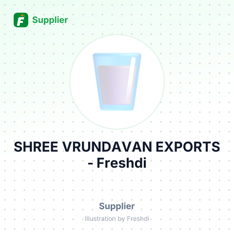 SHREE VRUNDAVAN EXPORTS – summary card, no photo uploaded yet