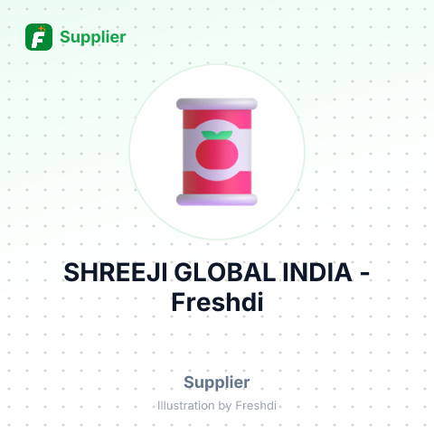 SHREEJI GLOBAL INDIA – summary card, no photo uploaded yet