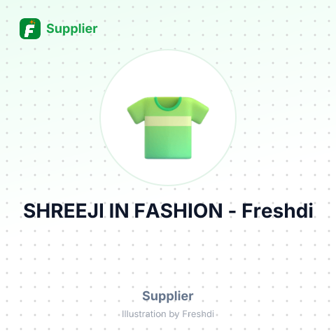 SHREEJI IN FASHION – summary card, no photo uploaded yet