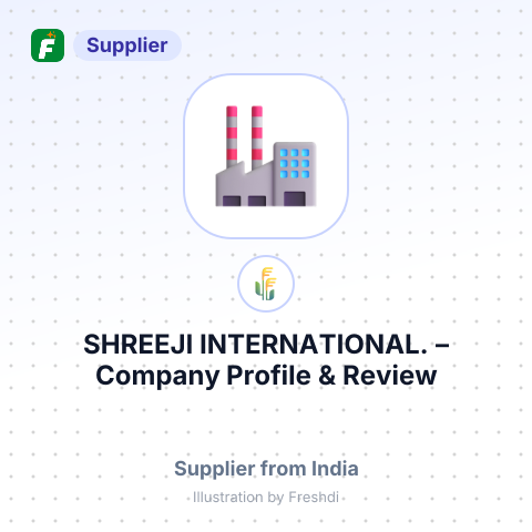 SHREEJI INTERNATIONAL. – summary card, no photo uploaded yet