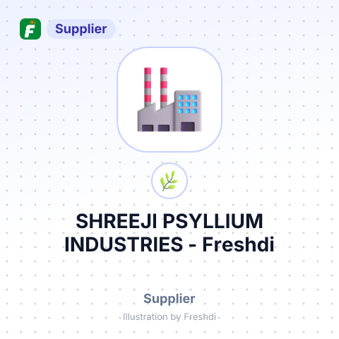 SHREEJI PSYLLIUM INDUSTRIES – summary card, no photo uploaded yet