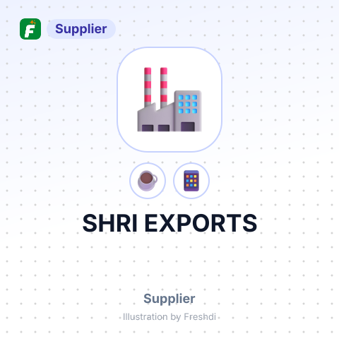 SHRI EXPORTS – summary card, no photo uploaded yet