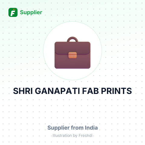 SHRI GANAPATI FAB PRINTS – summary card, no photo uploaded yet