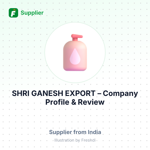 SHRI GANESH EXPORT – summary card, no photo uploaded yet