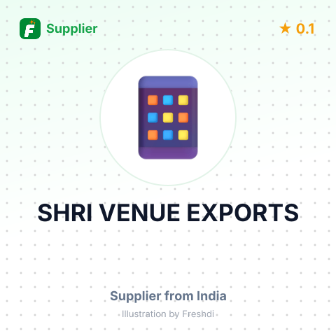 SHRI VENUE EXPORTS – summary card, no photo uploaded yet