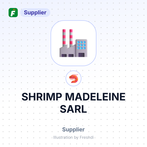 SHRIMP MADELEINE SARL – summary card, no photo uploaded yet
