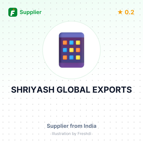 SHRIYASH GLOBAL EXPORTS – summary card, no photo uploaded yet