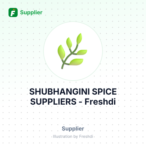 SHUBHANGINI SPICE SUPPLIERS – summary card, no photo uploaded yet