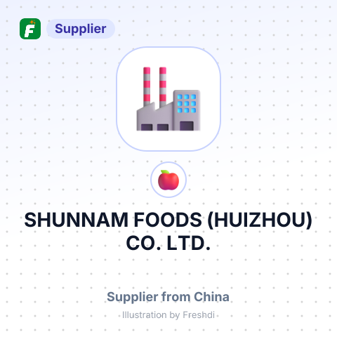 SHUNNAM FOODS (HUIZHOU) CO., LTD. – summary card, no photo uploaded yet