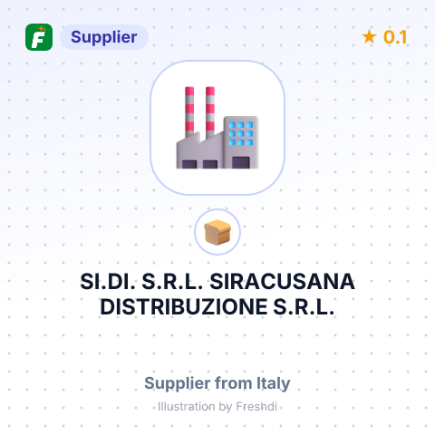 SI.DI. S.R.L. SIRACUSANA DISTRIBUZIONE S.R.L. – summary card, no photo uploaded yet