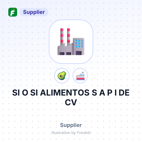 SI O SI ALIMENTOS S A P I DE CV – summary card, no photo uploaded yet