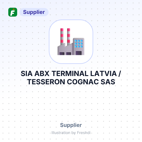 SIA ABX TERMINAL LATVIA / TESSERON COGNAC SAS – summary card, no photo uploaded yet