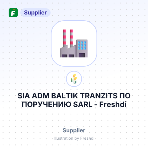 SIA ADM BALTIK TRANZITS ПО ПОРУЧЕНИЮ SARL – summary card, no photo uploaded yet