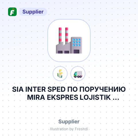 SIA INTER SPED ПО ПОРУЧЕНИЮ MIRA EKSPRES LOJISTIK ULUSLARARASI NAKLIYAT ITHALAT INRACAT LTD – summary card, no photo uploaded yet