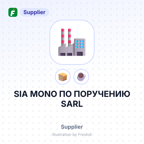 SIA MONO ПО ПОРУЧЕНИЮ SARL – summary card, no photo uploaded yet