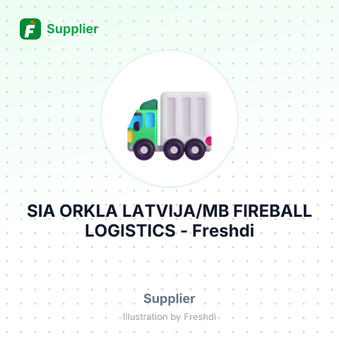 SIA ORKLA LATVIJA/MB FIREBALL LOGISTICS – summary card, no photo uploaded yet