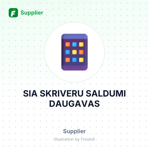 SIA SKRIVERU SALDUMI DAUGAVAS – summary card, no photo uploaded yet