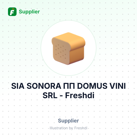 SIA SONORA ПП DOMUS VINI SRL – summary card, no photo uploaded yet