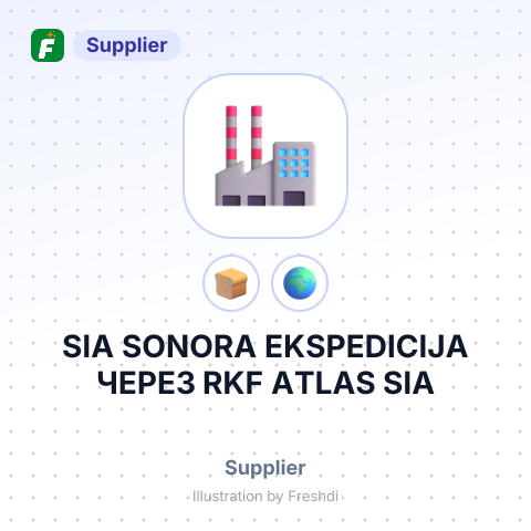 SIA SONORA EKSPEDICIJA ЧЕРЕЗ RKF ATLAS SIA – summary card, no photo uploaded yet