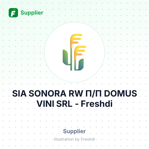 SIA SONORA RW П/П DOMUS VINI SRL – summary card, no photo uploaded yet