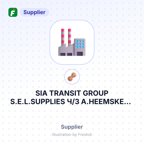 SIA TRANSIT GROUP S.E.L.SUPPLIES Ч/З A.HEEMSKERK – summary card, no photo uploaded yet