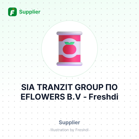 SIA TRANZIT GROUP ПО EFLOWERS B.V – summary card, no photo uploaded yet