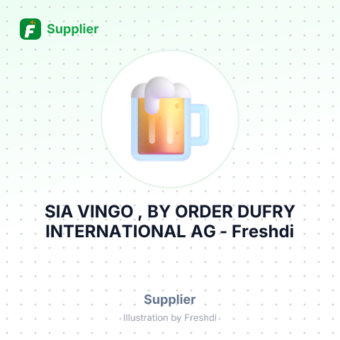 SIA VINGO , BY ORDER DUFRY INTERNATIONAL AG – summary card, no photo uploaded yet