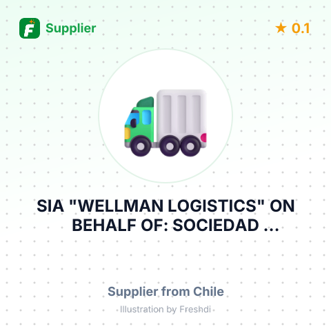 SIA "WELLMAN LOGISTICS" ON BEHALF OF: SOCIEDAD EXPORTADORA Y COMERCIAL VINA MAIPO SPA. – summary card, no photo uploaded yet