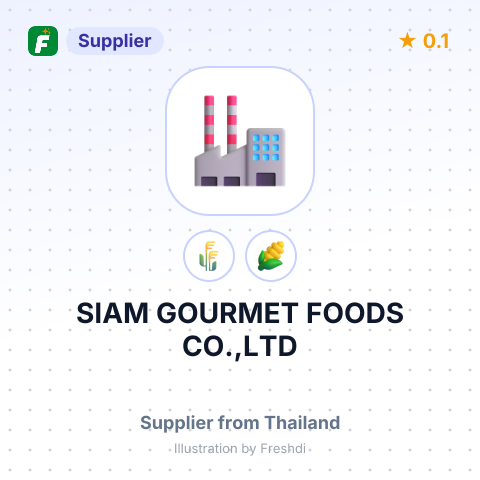 SIAM GOURMET FOODS CO.,LTD – summary card, no photo uploaded yet