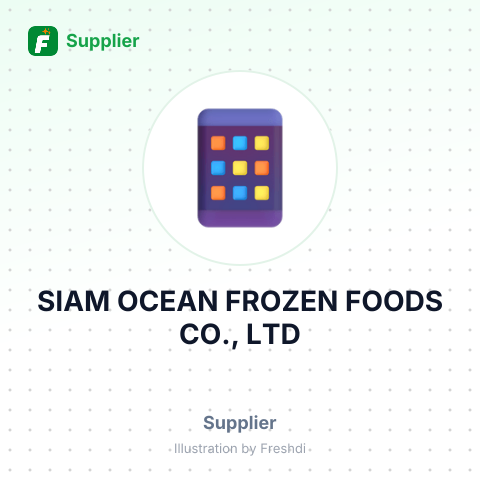 SIAM OCEAN FROZEN FOODS CO., LTD – summary card, no photo uploaded yet