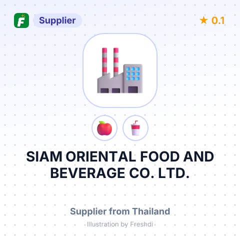 SIAM ORIENTAL FOOD AND BEVERAGE CO. LTD. – summary card, no photo uploaded yet