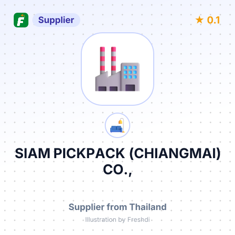 SIAM PICKPACK (CHIANGMAI) CO., – summary card, no photo uploaded yet