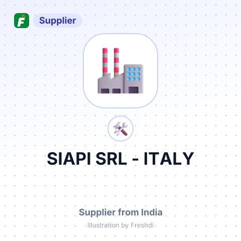 SIAPI SRL - ITALY – summary card, no photo uploaded yet