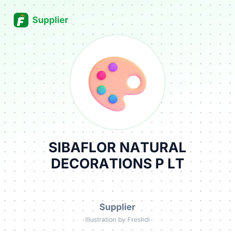 SIBAFLOR NATURAL DECORATIONS P LT – summary card, no photo uploaded yet