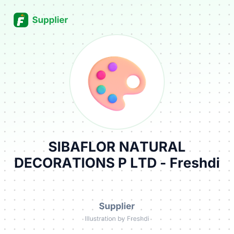 SIBAFLOR NATURAL DECORATIONS P LTD – summary card, no photo uploaded yet