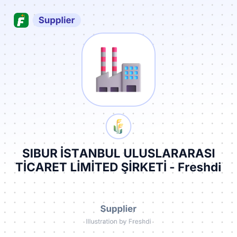 SIBUR İSTANBUL ULUSLARARASI TİCARET LİMİTED ŞİRKETİ – summary card, no photo uploaded yet