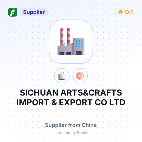 SICHUAN ARTS&CRAFTS IMPORT & EXPORT CO LTD – summary card, no photo uploaded yet