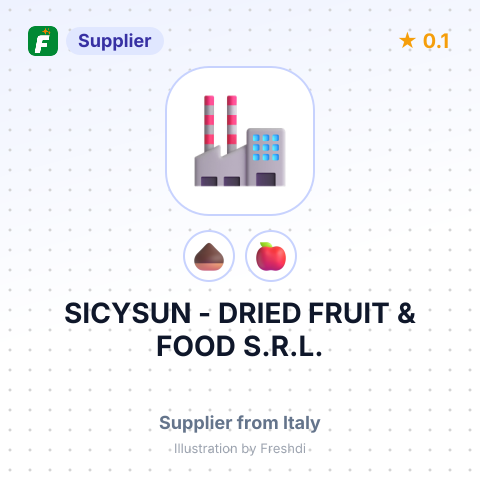 SICYSUN - DRIED FRUIT & FOOD S.R.L. – summary card, no photo uploaded yet