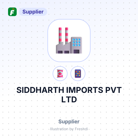 SIDDHARTH IMPORTS PVT LTD – summary card, no photo uploaded yet