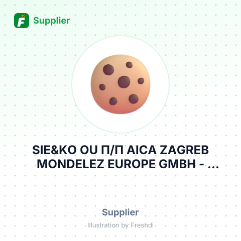 SIE&KO OU П/П AICA ZAGREB MONDELEZ EUROPE GMBH – summary card, no photo uploaded yet