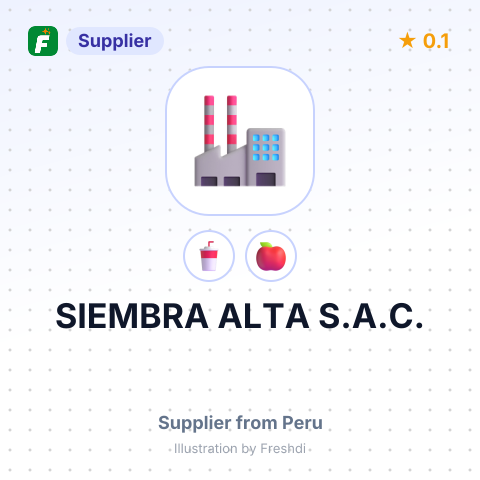 SIEMBRA ALTA S.A.C. – summary card, no photo uploaded yet